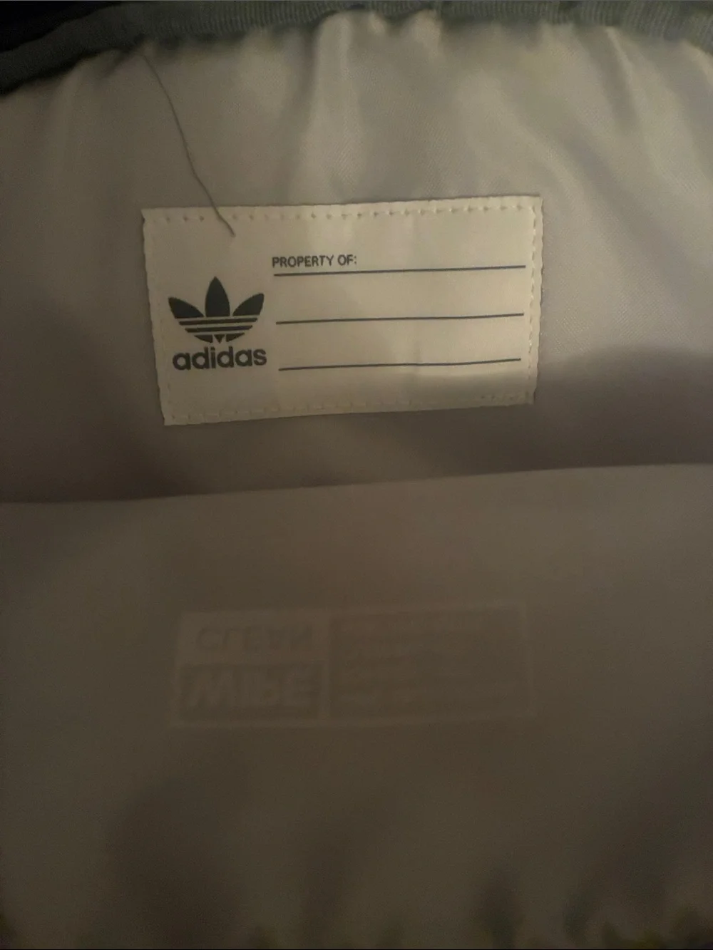 adidas backpack white
